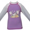 Arena Friends LS UV Tee Kids, vert/gris