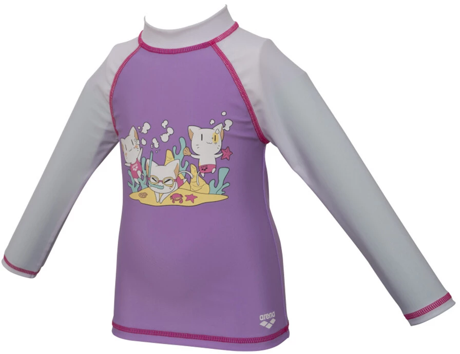 Arena Friends LS UV Tee Kids, vert/gris 3 Arena Friends LS UV Tee Kids, vert/gris – Image 3