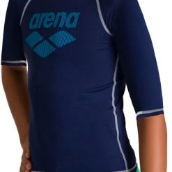 Arena Rash SS UV Vest Boys, blanc/gris -Kayak, canoë, paddle Soldes Boutique arena rash ss uv vest boys navy 5