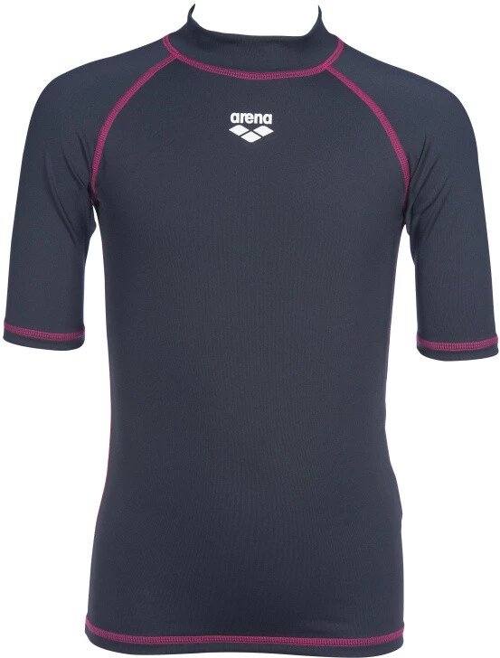 Arena Rash SS UV Vest Girls, blanc/gris 1 Arena Rash SS UV Vest Girls, blanc/gris