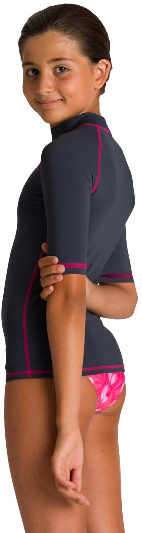 Arena Rash SS UV Vest Girls, blanc/gris 6 Arena Rash SS UV Vest Girls, blanc/gris – Image 6