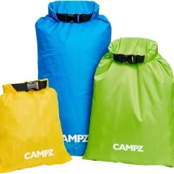 CAMPZ Fun Sacs étanches Kit de 3, Multicolore