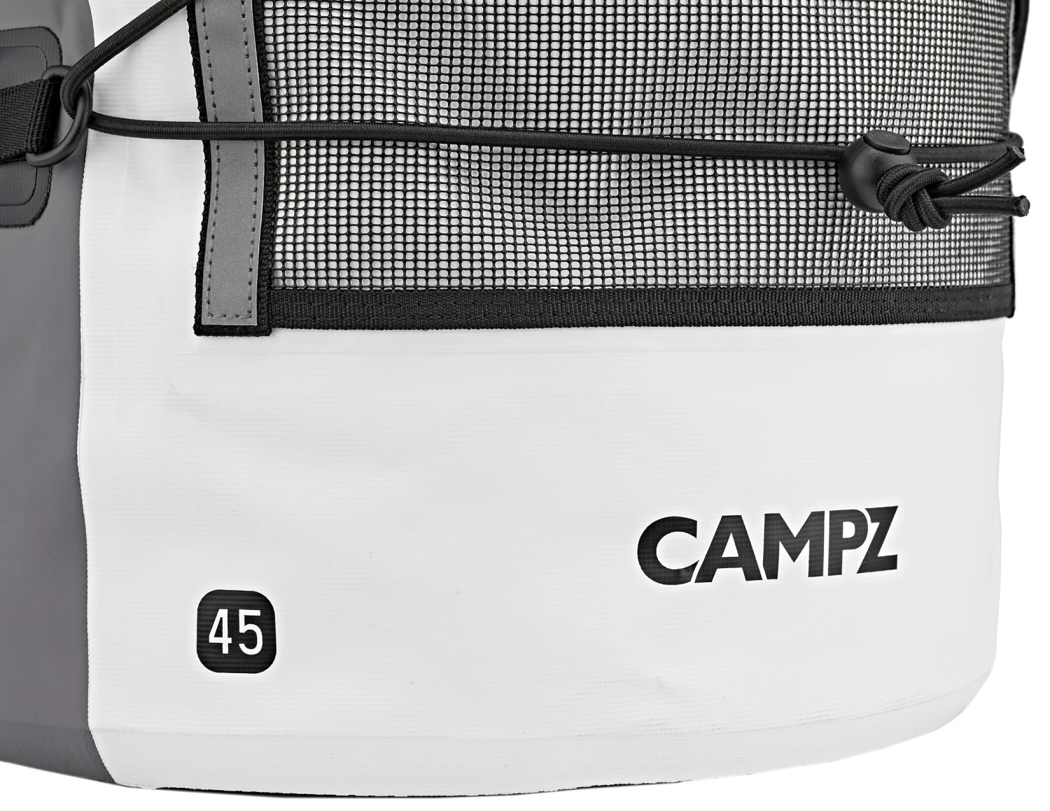 CAMPZ Watersports Dry Pack 45l, gris/blanc 6 CAMPZ Watersports Dry Pack 45l, gris/blanc – Image 6