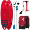 Fanatic Fly Air/Pure SUP Package 10'4" Inflatable SUP with Paddle and Pump 2021, rouge
