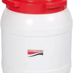 Grabner Plastic Can 26l, blanc/rouge