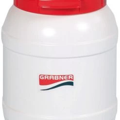 Grabner Plastic Can 6l, blanc/rouge