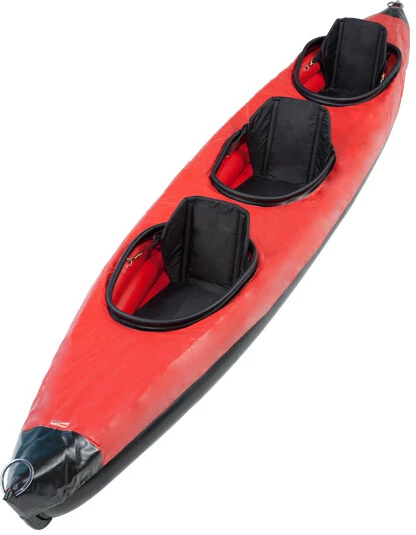 Grabner Couvre Canoë Pour Holiday 3 3 place, rouge/noir 1 Grabner Couvre Canoë Pour Holiday 3 3 place, rouge/noir