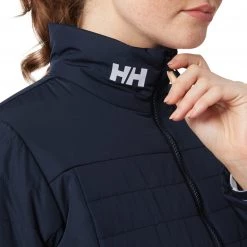 Helly Hansen Crew Insulator 2.0 Veste Femme, bleu -Kayak, canoë, paddle Soldes Boutique helly hansen crew insulator 20 jacket women navy 4 1