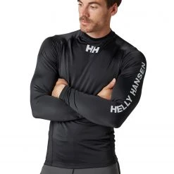 Helly Hansen Waterwear Rashguard Long Sleeve Shirt Men, blanc -Kayak, canoë, paddle Soldes Boutique helly hansen waterwear rashguard long sleeve shirt men black 3