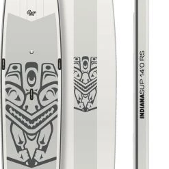 Indiana SUP 14'0 RS Inflatable SUP Board, blanc/gris