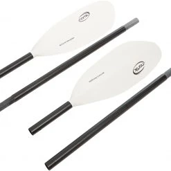 Nortik Allround Fiberglass Pagaie 240cm 4 Pièces, blanc/noir -Kayak, canoë, paddle Soldes Boutique nortik allround fiberglass 240cm 4 tlg weiss 3