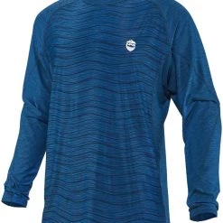 NRS H2Core Silkweight T-shirt à manches longues Homme, bleu -Kayak, canoë, paddle Soldes Boutique nrs h2core silkweight longsleeve shirt men poseidon 3