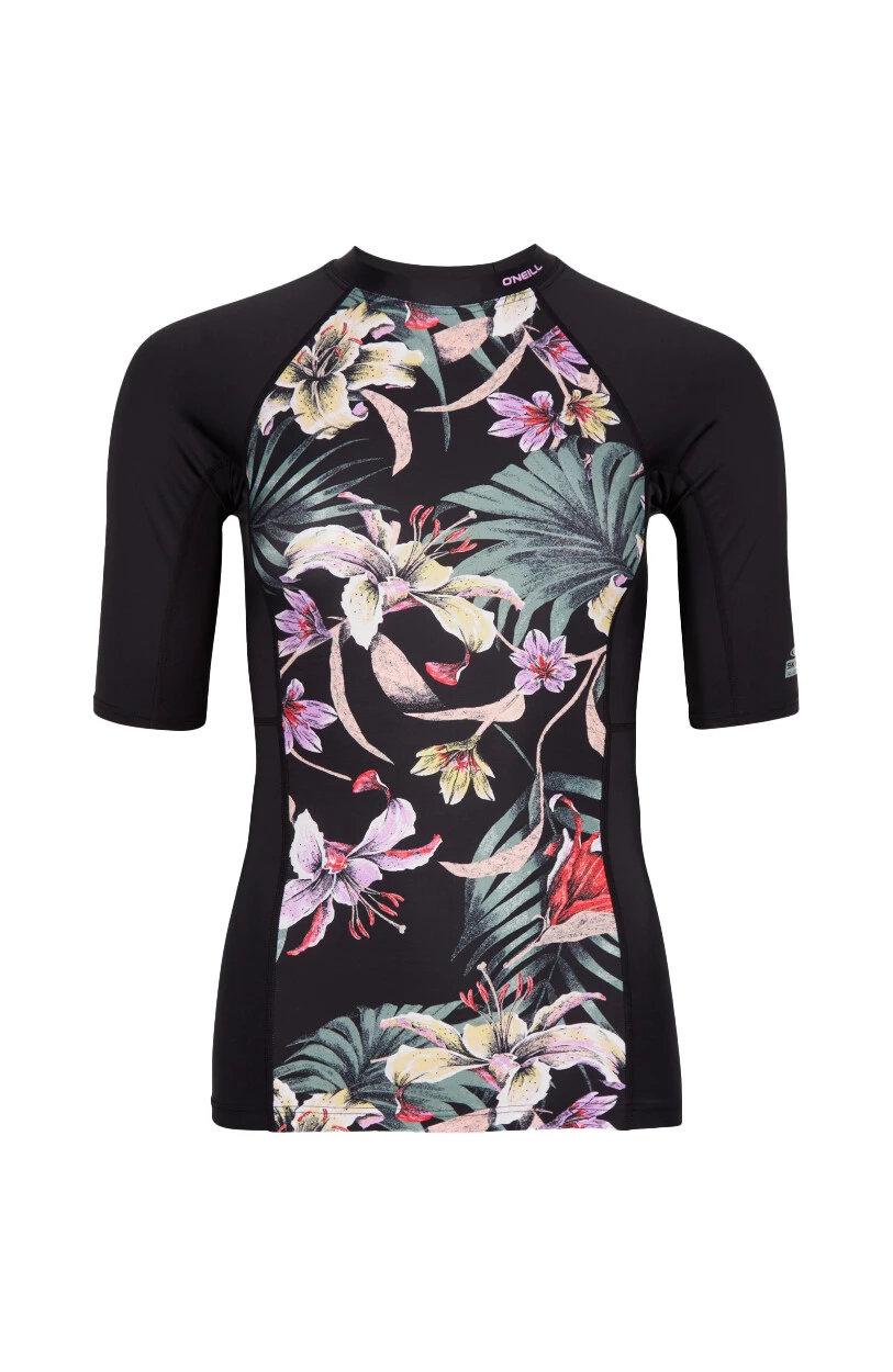 O'Neill Anglet SS Skin AOP Women, noir/Multicolore 1 O'Neill Anglet SS Skin AOP Women, noir/Multicolore