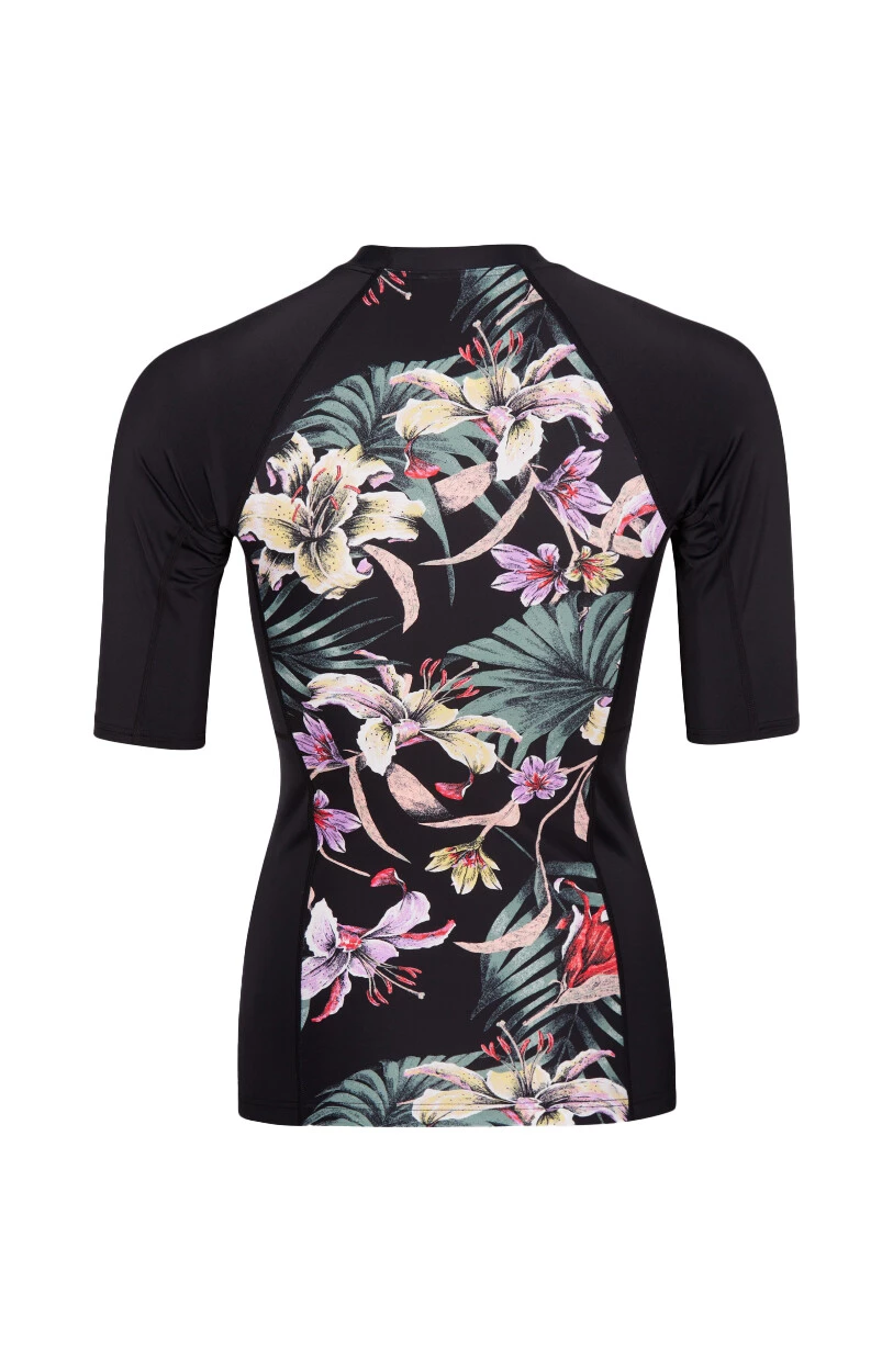 O'Neill Anglet SS Skin AOP Women, noir/Multicolore 2 O'Neill Anglet SS Skin AOP Women, noir/Multicolore – Image 2