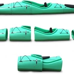 Pakayak Bluefin 14 Kayak démontable, turquoise