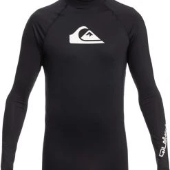 Quiksilver All Time Longsleeve Rashguard Men, noir