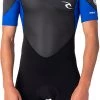 Rip Curl Omega SS Back Zip Spring Suit Men, noir/rouge