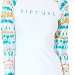 Rip Curl Summer Breeze Relaxed LS Shirt Women, blanc/Multicolore