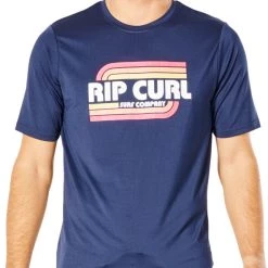 Rip Curl Yeh Mumma UV Short Sleeve Shirt Men, jaune