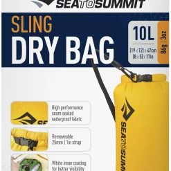 Sea to Summit Lightweight Sling Sac de compression étanche 10l, jaune 11 Sea to Summit Lightweight Sling Sac de compression étanche 10l, jaune -Kayak, canoë, paddle Soldes Boutique sea to summit lightweight sling dry bag 10l yellow 6